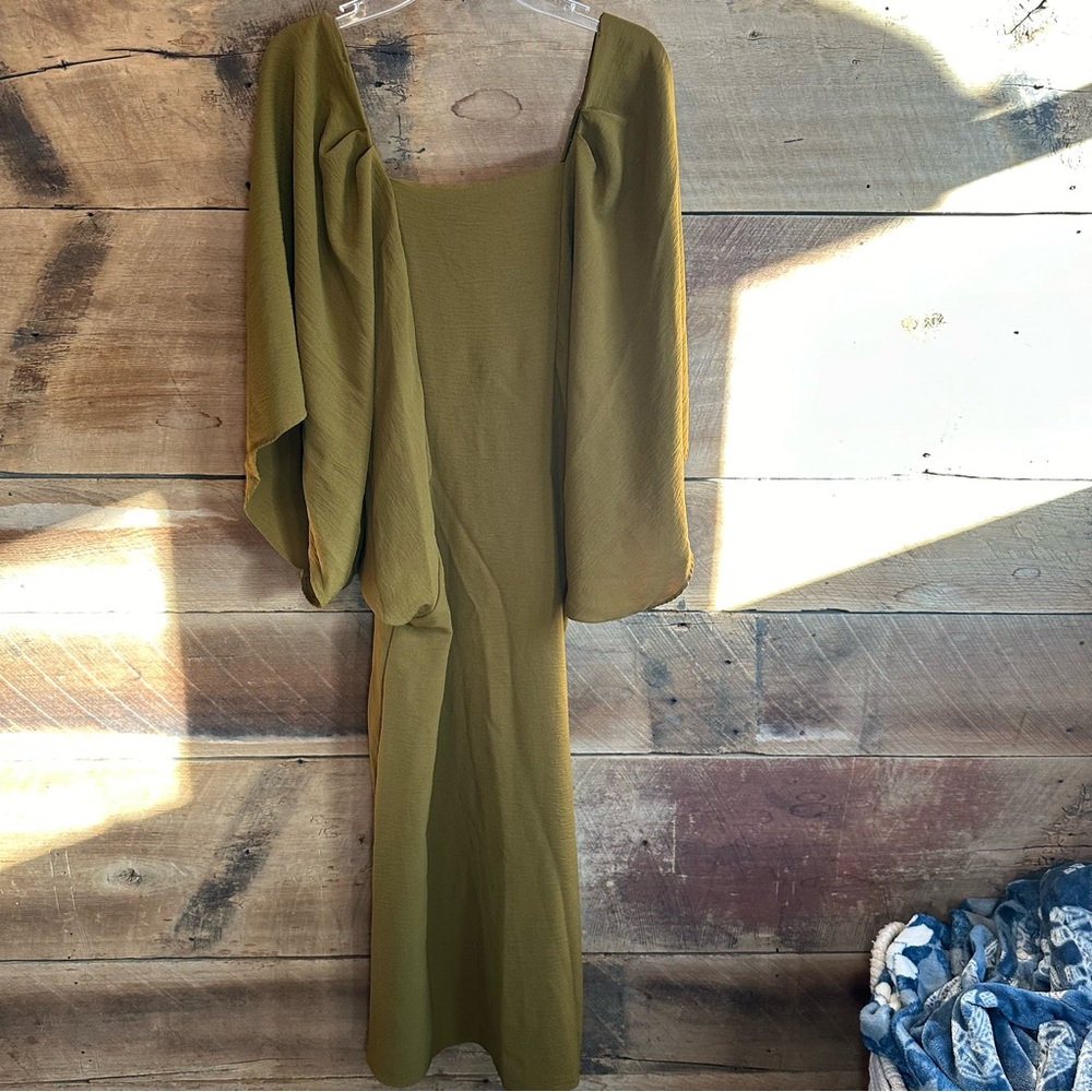 Zara Olive Green Dress